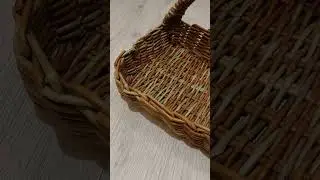 первая плетеная ручка😊