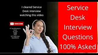 Service Desk Interview Questions and Answers - 100% asked in interview #servicedesk #support