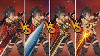 Dehya Weapons Comparison!! Which is the best? DMG Comparison | Genshin Impact