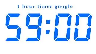 1 hour timer google