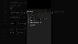 Regex Split in Python: Dividing Strings Like a Pro | #shortvideo #viral