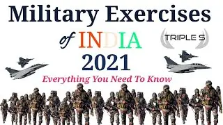 Military Exercises Of India - 2021 || Everything You Need To Know || With Tricks to Remember