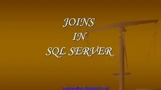 Joins in sql server - With Examples