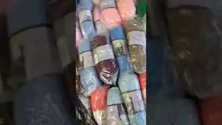 Закупка пряжи на Садоводе. #садовод #пряжа #закупка #опт #материалы