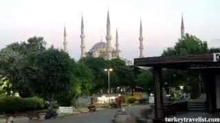 EVENING AZAN AT SULTANAHMET (BLUE MOSQUE) - Sultanahmet'te Akşam Ezanı