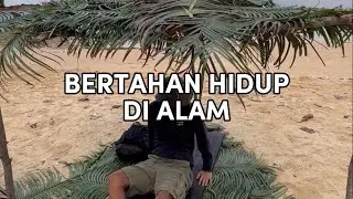 Camping di pinggir pantai dan mencari makanan di alam langsung