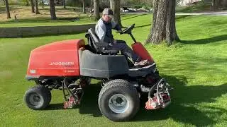 GovDeals: Jacobsen LF 3400 Fairway Mower with Verti-Cut Reel