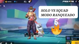 Free fire solo vcs squad  🙅
