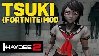 Tsuki (Fortnite) Mod | Haydee 2 | Haydee Redux - White Zone, Hardcore, Gameplay, 8K, HDR