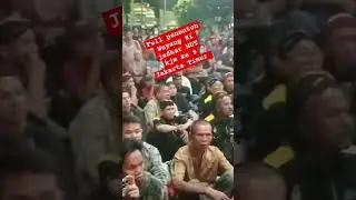 Penonton Wayang Ki Yakult jedher Full di HUT kjm Jakarta Timur