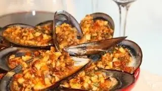 Dagnje sa bademima Recept
