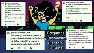 especial 2000 subscriptores: preguntas y respuestas