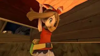 May (Pokémon) Cliffhanging Animation
