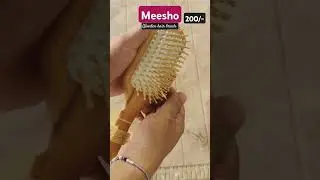 WOODEN HAIR COMB FROM MEESHO #meesho #haircare #woodencomb