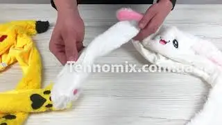 Светящаяся шапка с двигающими ушками Пикачу