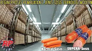 THIS IS THE PROCESS OF MODERN SAUSAGE PRODUCTION IN THE FACTORY | SECRETS OF MAKING THE SAUSAGE