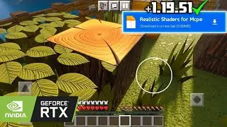 Realistic Shaders for Mcpe 1.19 || Minecraft Realistic Graphics in 