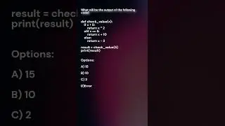 Python Conditionals: Can You Predict the Output? 🤔 #coding #shorts #shortvideo #shortfeed  #python