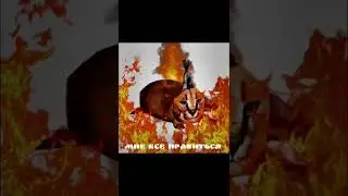 ШЛЁПА УРОДЕЦ ГОРИТ В ПЕЧИ