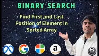 LeetCode 34 | Find First and Last Position in Sorted Array | Python | Binary Search | AlgoYogi