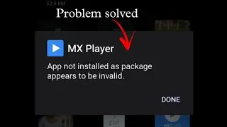 How to solve 'App not installed as package appears to be invalid' problem. | Hindi
