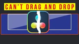 Can't Drag and Drop Transitions Fix (Davinci Resolve 19)
