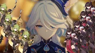 Pulling for Furina and Charlotte on the Beidou banner!!! | Genshin 4.2 Viewer summons