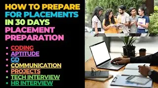Complete Placement Guide  | How to study in Last 30 Days | TCS | INFOSYS | ACCENTURE | CAPGEMINI |