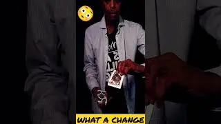 Learn Magic 🤯 Oh What A Change 🤯  A Nice Card Change Technique #phillymagicguy  #magictrickshorts