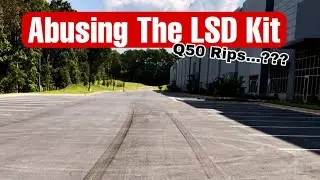 Q50 with LSD RIPS! | Traction Concepts LSD Launch Test