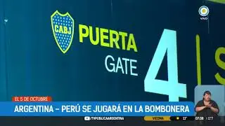 Argentina vs. Perú se jugará en la Bombonera | 