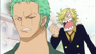 Zoro Sanji Starts Fighting Again || One Piece Funny Moments #8