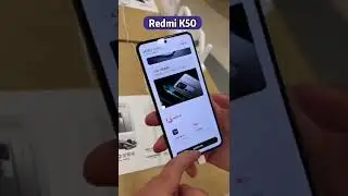 This is the new Redmi K50! A gorgeous gaming phone!
