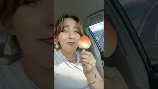 FINALLY TRYING THE VIRAL PEACH ICE CREAM 
