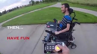OPEN-SOURCE PROJECT: Remote control a power-wheelchair with a phone!
