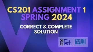 CS201 Assignment 1 Spring 2024 | CS201 Assignment 1 2024