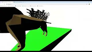 Animal Behaviors Three.js Art Installation