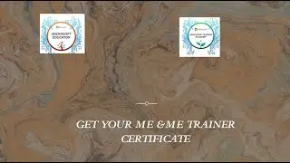 Print out your ME&ME Trainer Academy certificates