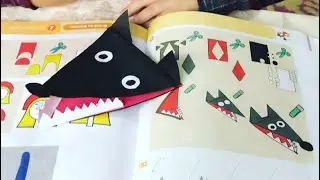 Rengli kağızdan canavar kesib yapışdırmaq mektebe hazırlıq qrup