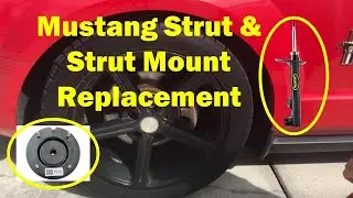 2006 Mustang Strut and Strut Mount Replacement (Mustang Build Episode 2)