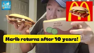 How good is the McRib after 10 years?! The Legend Returns.