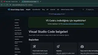 Visual Studio Code İndirme Ve Kurma