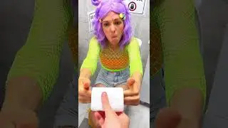 Super Mean Toilet Paper Prank 😂  #shorts #music ”LA LA LIFE - KITTY” 🎶