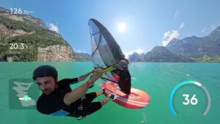 Long Distance Windsurf Tour in Switzerland