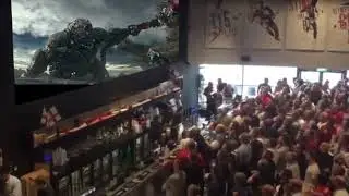 Crowd reaction to Arrival to Earth score in ROTB
