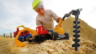 We play in a large Sandbox Bulldozer and a Drill. The present challenge is against...