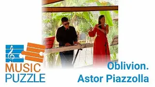 Oblivion -Astor Piazzolla. "Musiс Puzzle", Northern Cyprus. Yevgeniya Volkova, Vasilii Mironov