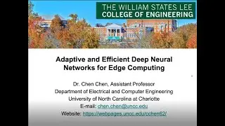 Adaptive and Efficient Deep Neural Networks for Edge Computing