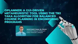 JAAIE Author Insight - OPLANNER: A GUI-Driven Metaheuristic Tool Using the Tiki Taka Algorithm