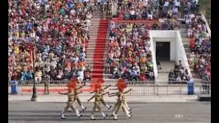 REPUBLIC DAY PARADE Wagah border 26 January 2023 India & Pakistan Border- Pak vsIndian Female parade